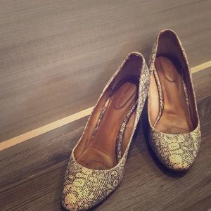 Corso Como Snakeskin Pumps